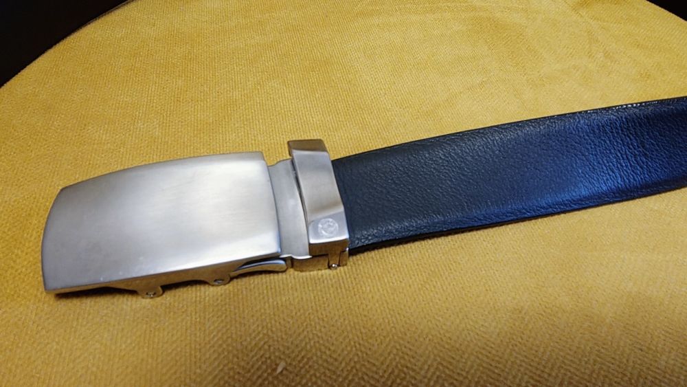 Кожен колан BMW от естествена кожа, Made in Italy