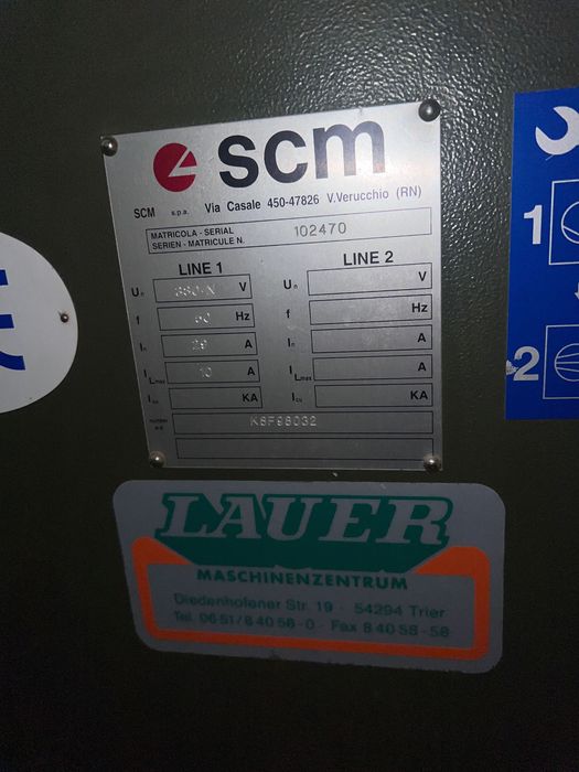 Кантираща машина SCM K208 F