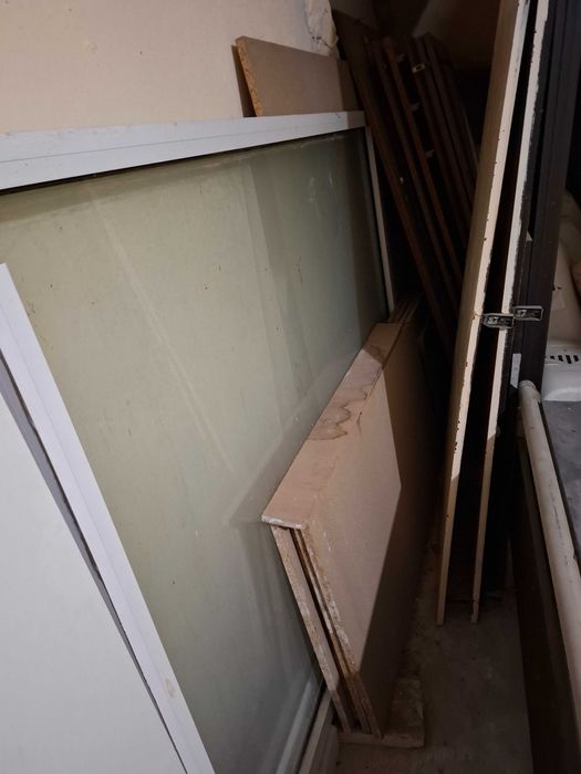 Алуминиева дограма 259/125 см 2 броя преградни