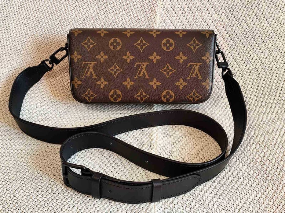 Louis Vuitton Чанта Монограм с модерен удължен дизайн