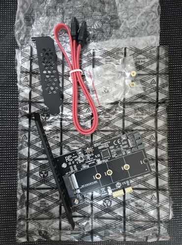 PCIE към M.2 NGFF разширителна карта, високоскоростна High Craft Step