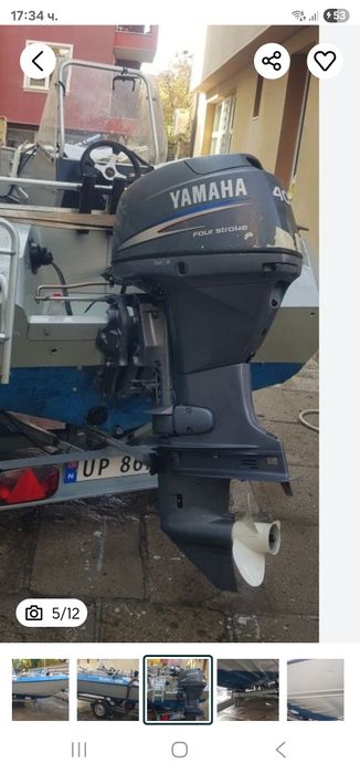 Yamaha 40hp   четиритактова извън бордов двигател