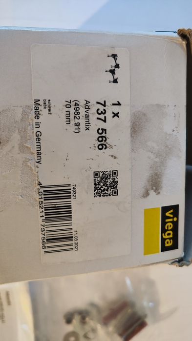 VIEGA ADVANTIX Комплект крачета за линеен сифон H70-95мм 737566