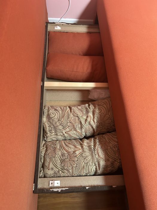 Canapea extensibila 3 locuri cu lada depozitare 160/190 cm