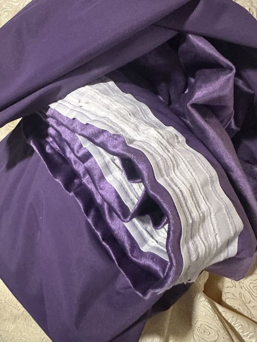 Шторы велюр темно синий