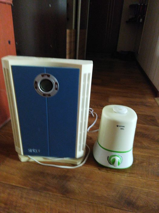 Увложнител воздуха и освежитель, очиститель воздуха