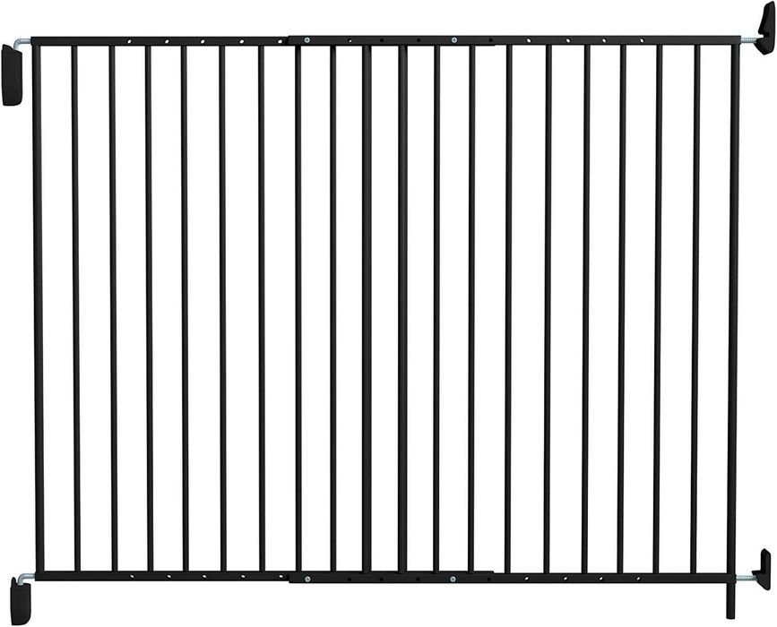 Предпазна преграда за кучета за врати и стълбища 87-153см Ш и 105см  В
