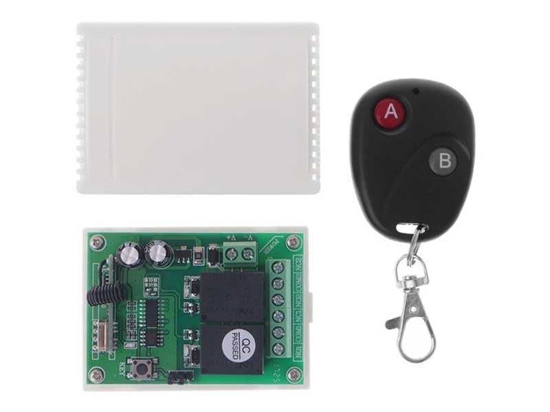 Telecomanda si Receptor 2 Canale 12V Receptor cu Telecomanda 2 Cai 12V