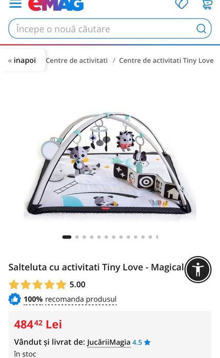 Salteluta cu activitati Tiny Love