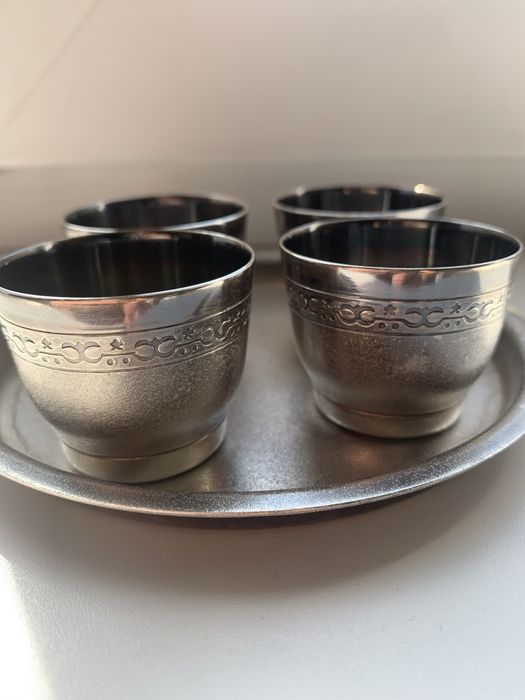 Набор рюмок посеребренные