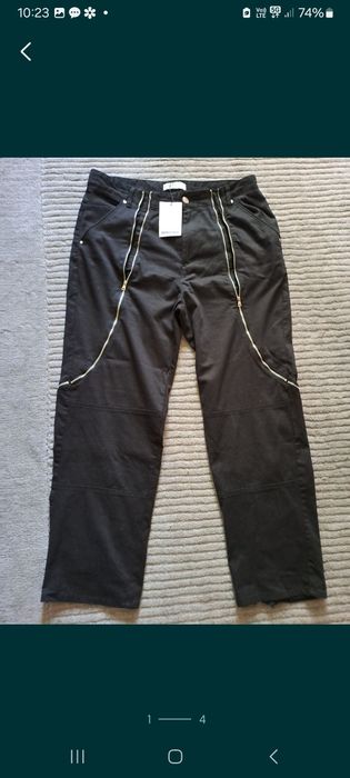 Pantaloni Bershka cu fermoare model Rick  Owens