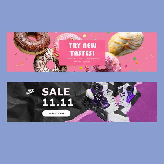 Карточки товара, баннеры, пригласительные