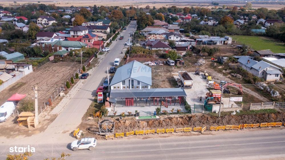Vanzare casa cu restaurant, terasa si teren intravilan liber - Titu