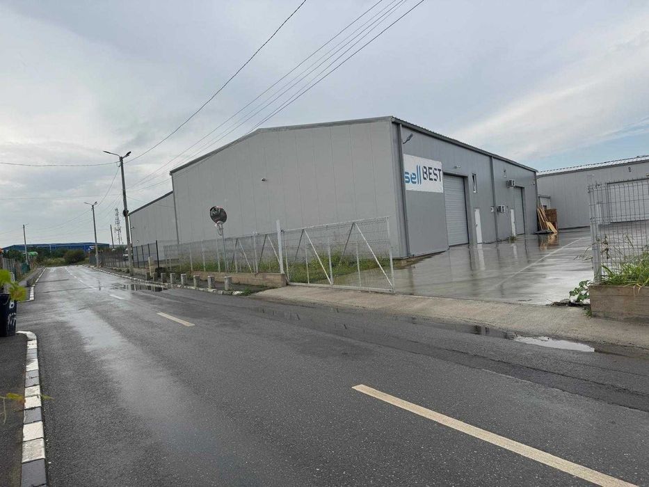 Hală de închiriat 500 mp în Chiajna – Birouri incluse, securitate SSG, acces rapid Centură / A1 / București (Militari)