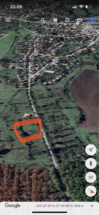 Продава се Парцел в с. Росен, Област Бургас - 1118 кв.м за 25 €/кв.м - Снимка #2