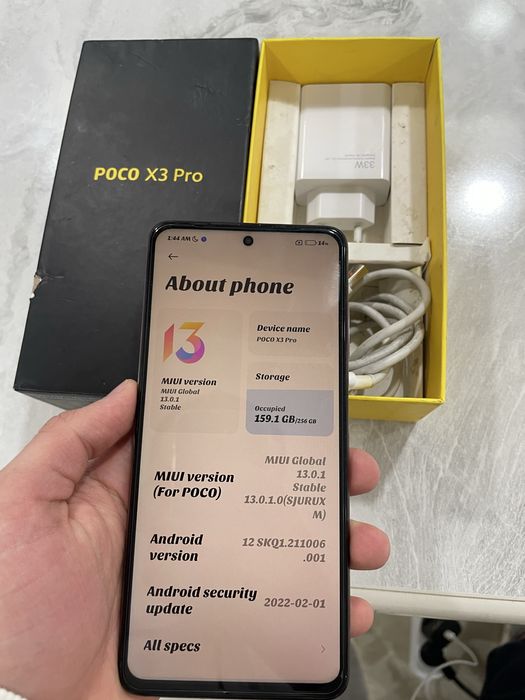 Poco X3 Pro Snapdragon 860 8/256 imei 2