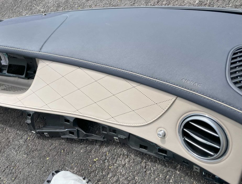 Mercedes Benz S Maybach plansa de bord HUD - kit airbag volan pasager