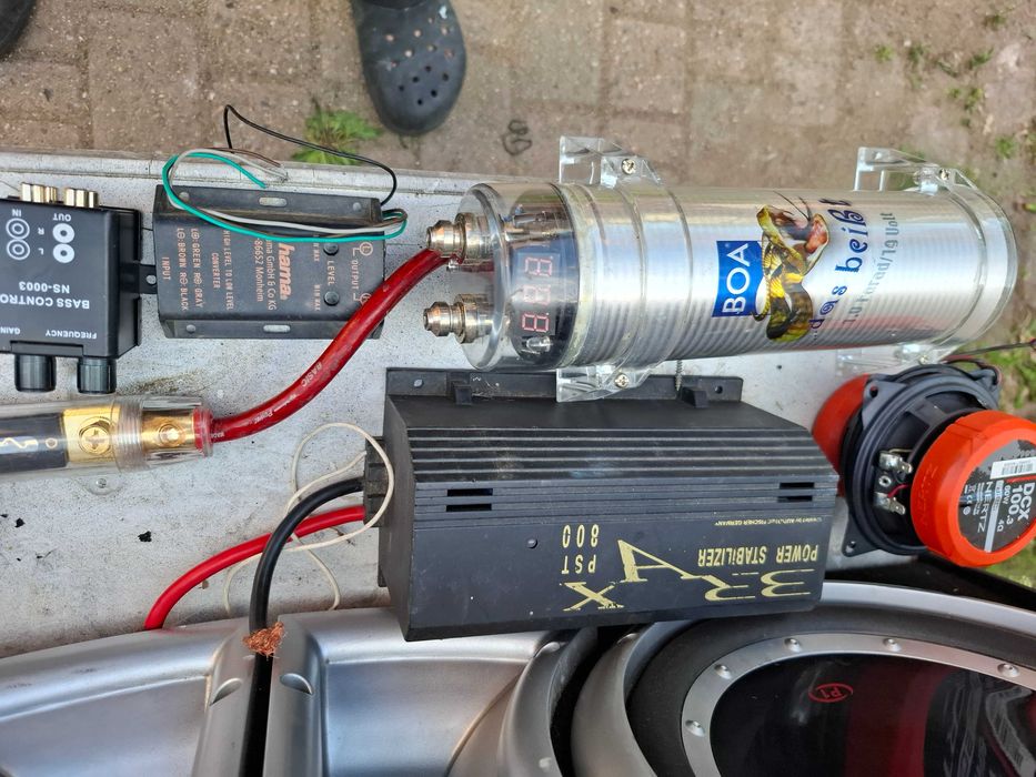 subwoofer auto activ amplificator statie 1000w focal jbl sony