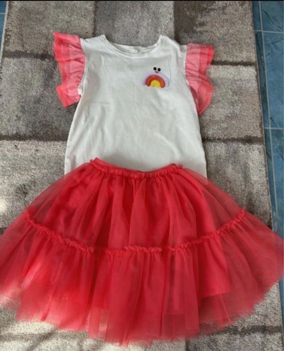 Set tricou si fusta 122-128 (6-8 ani)