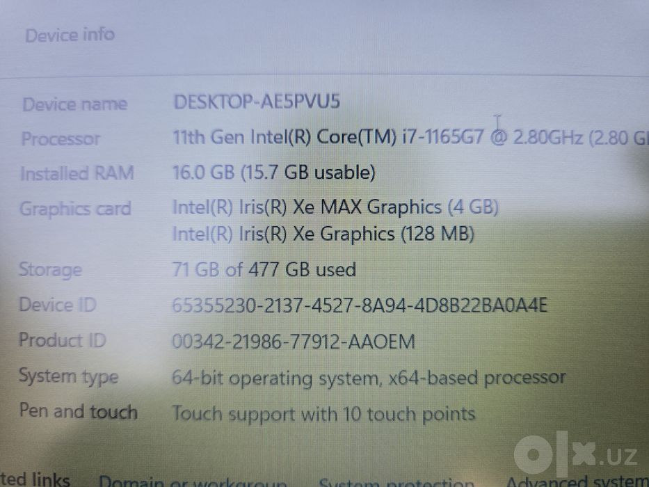Samsung Galaxy Book NP750TDA i7 16/512gb