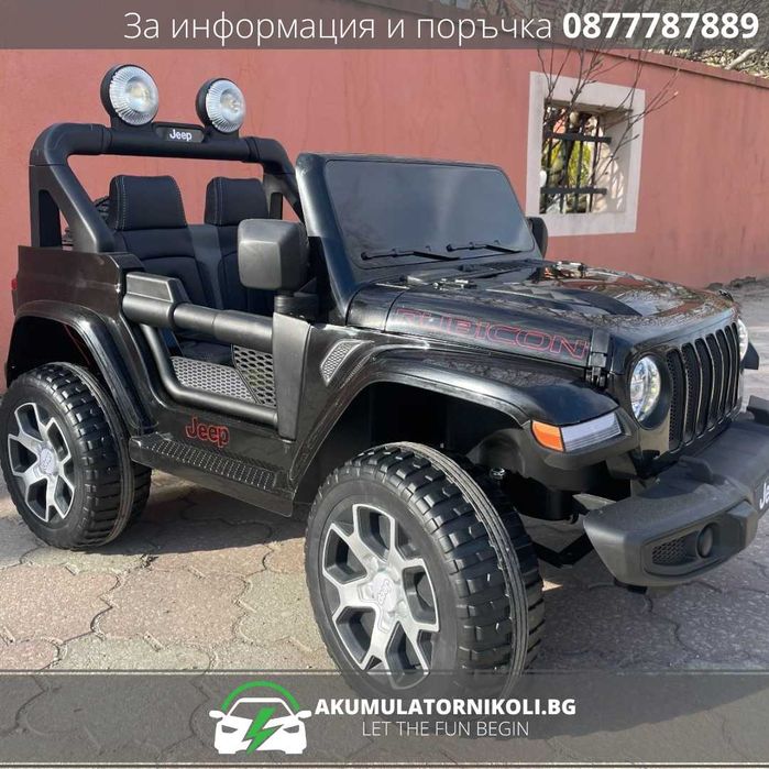 Детски Акумулаторен Джип JEEP Wrangler, 4х4, 140W, 12V/10Ah, EVA гуми