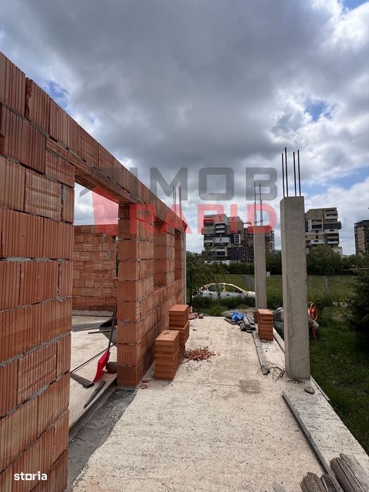 Casă la roșu 96mp + teren 550mp, zona Panoramic, Bistrita