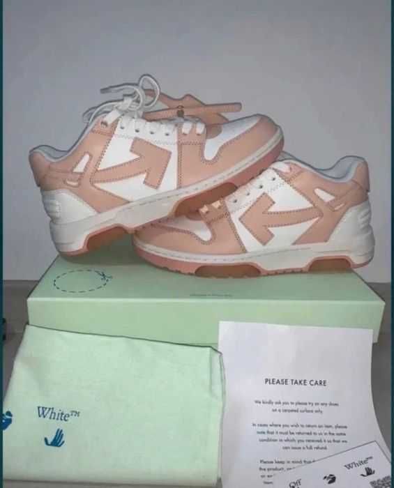 Adidasi originali Off white out off office roz marimea 38