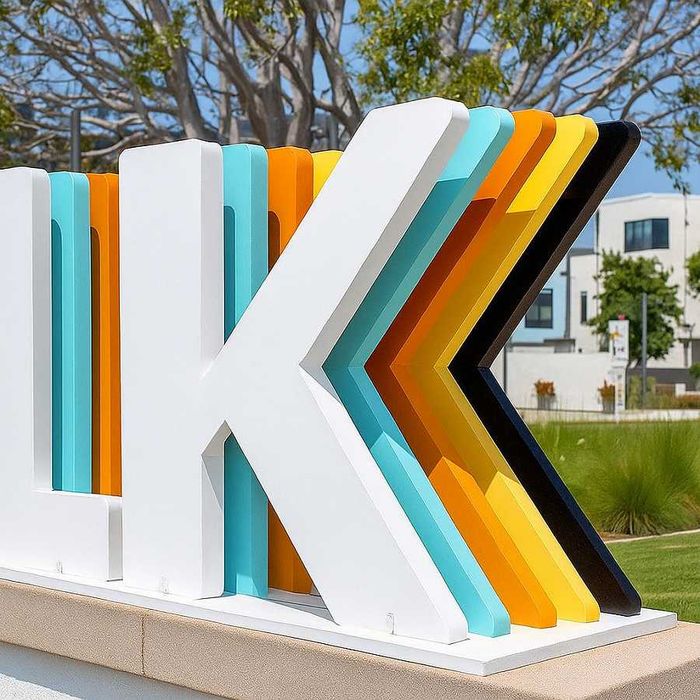 Объемные буквы  Слим Бокс