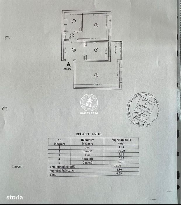 Apartament 2 camere decomandat zona Galata - Iasi