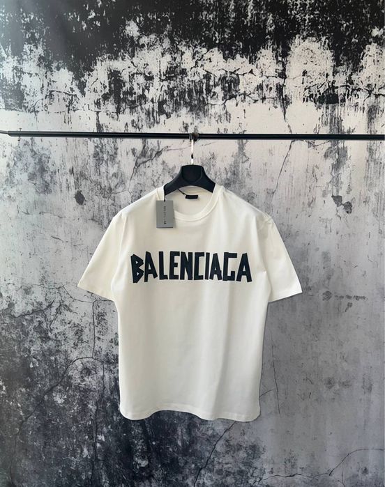 Tricou Balenciaga Premium 2 culori negru si alb