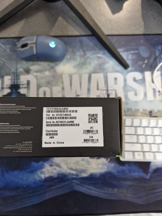 видеокорта  GEFOORCE GTX 1660super 6GB