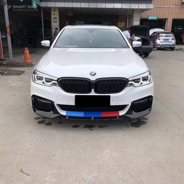 Prelungire Bara Fata BMW Seria 5 G30 G31 (2017+) M5 Design Negru Lucio