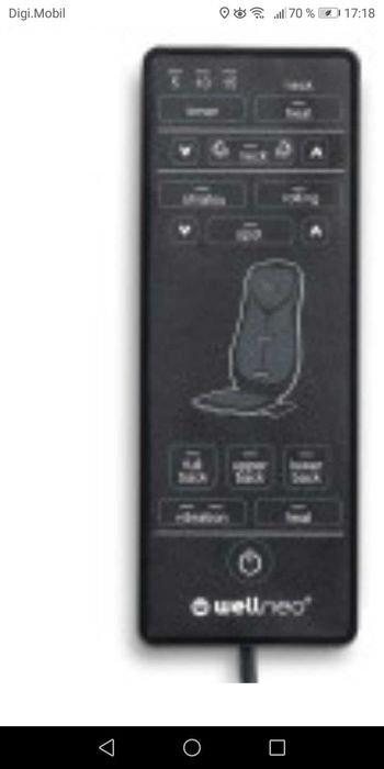 Husa de masaj 4 în 1 Total Back and Neck Shiatsu Massager