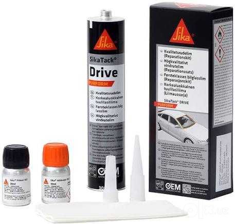 SikaTack Drive avtomobil old oynalari uchun sovuq qo'llaniladigan kley
