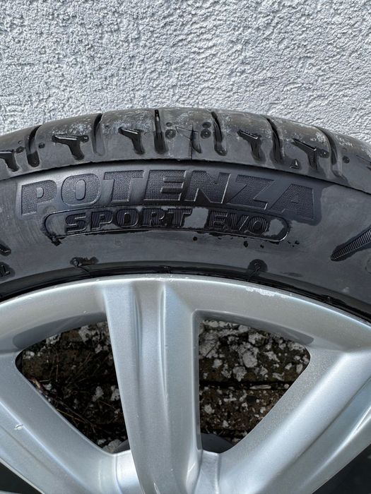 Оригинални джанти AUDI 18 цола + ЛЕТНИ ГУМИ BRIDGESTONE