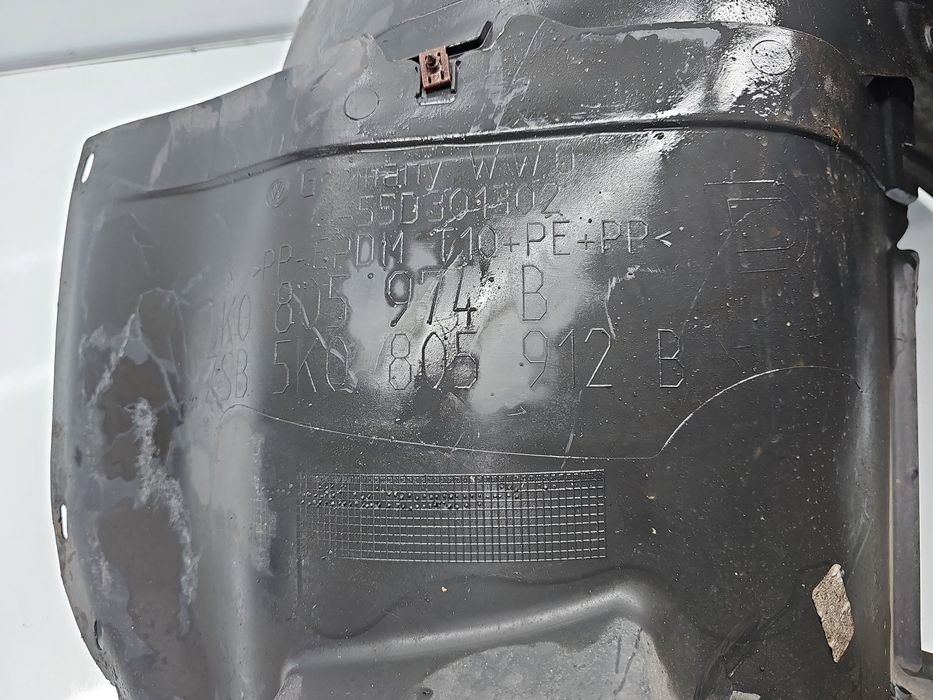 Carenaj roata dreapta fata Volkswagen Golf 6 (5K1) [Fabr 2009-2013] 5K