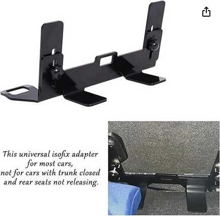 Isofix -Универсална Изофикс Планка, Адаптор+ Направляващи капачки НОВА