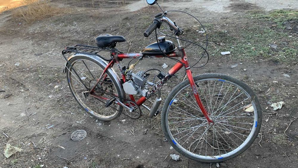 Продам вело мопед бу
