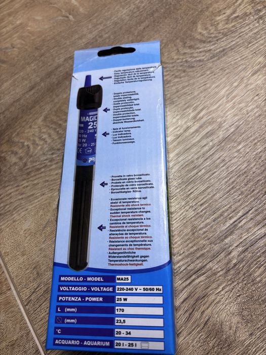 Incalzitor pentru acvariu reglabil