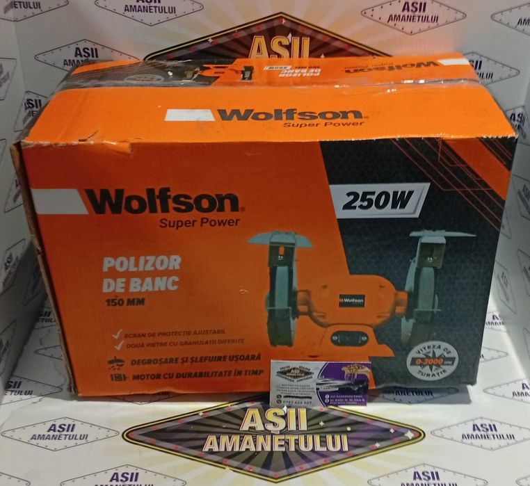 Polizor de banc Wolfson Super Power,250W, NOU!!!