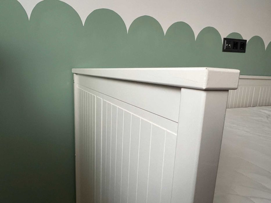 IKEA HEMNES кушетка с 3 чекмеджета + 2 матрака VANNAREID 80x200