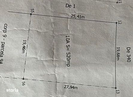 Teren intravilan 520 mp, Comuna Malu Mare, zona Profi