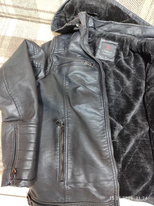 Мъжко яке от еко кожа