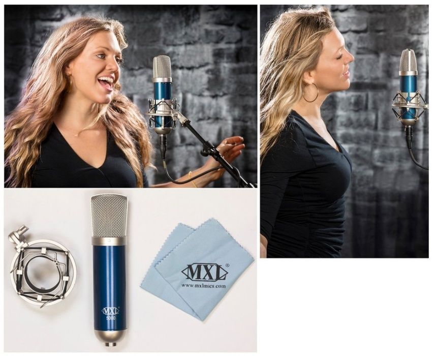 Новый студийный конденсаторный микрофон MXL 5000 (xlr микрафон)