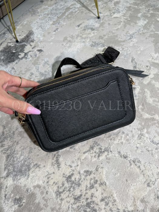 Geanta Marc Jacobs - Snapshot Negru/logo auriu