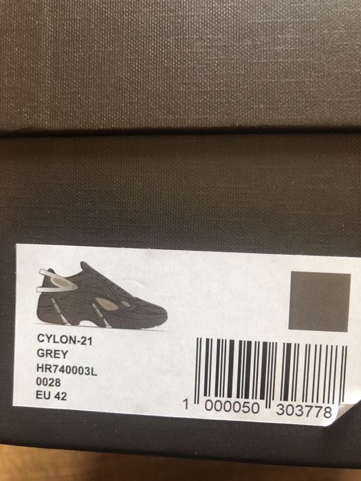 Raf Simons Cylon-21 grey low top sneakers/adidasi marimea 42