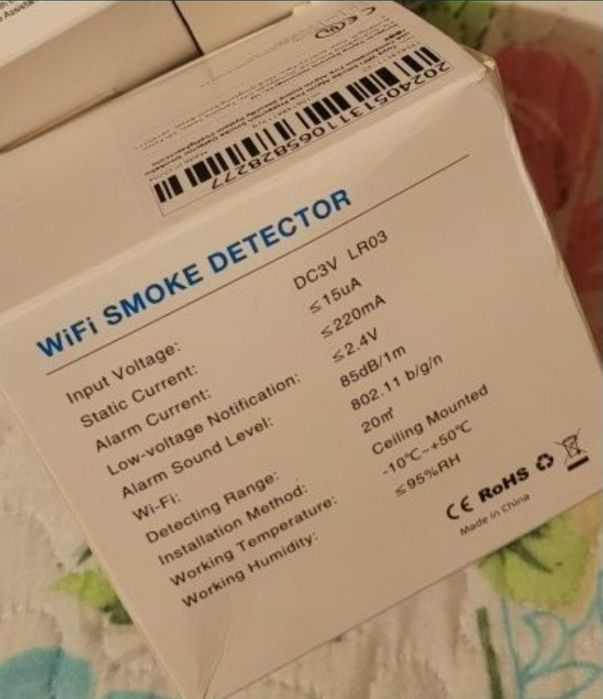 Vând detector de fum inteligent