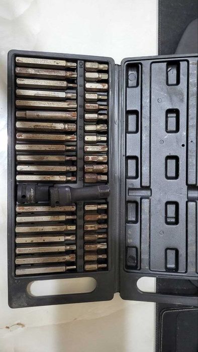 Набор бит вставок TORX, SPLINE и шестигранник, CrV сталь 40 предметов