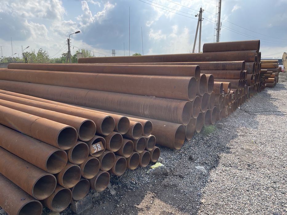 Стальная труба металлическая Д-108х5-8-10мм новая б/ш оптом изоляция