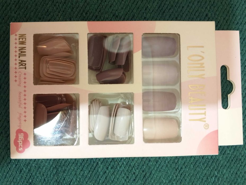 Набор накладных ногтей, 96 штук!